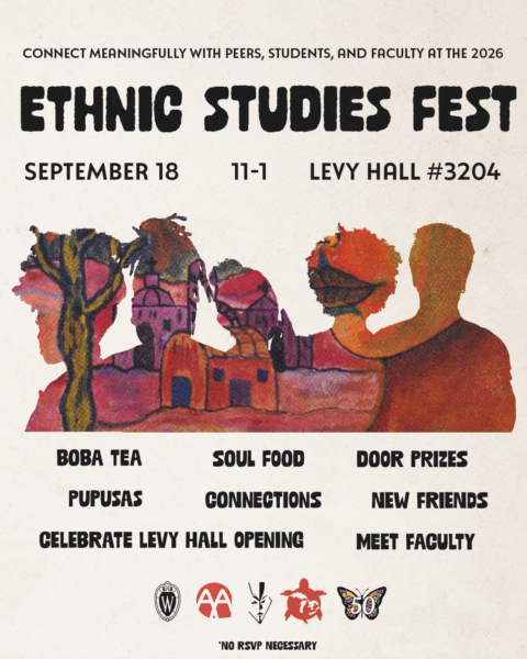 Ethnic Studies Fest: September 18th from 11-1pm in Levy Hall #3204