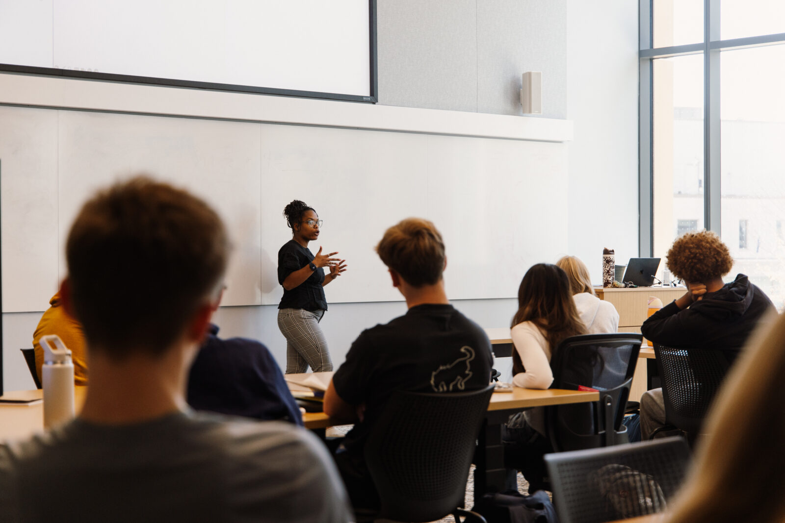 Dr. Andrene Wright-Johnson lecturing in Fall 2026.
